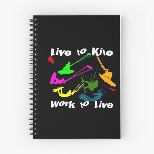Item preview, Live to kite, Work to live designed and sold by Aurorapod.