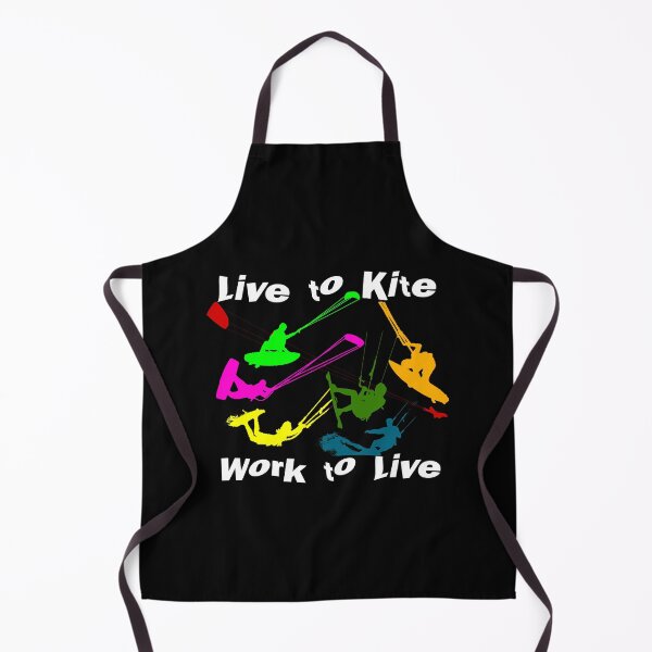 Item preview, Live to kite, Work to live designed and sold by Aurorapod.