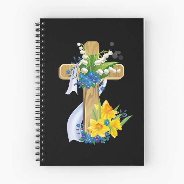 Item preview,   Egyptian Christian cross with flowers designed and sold by josephfanous.
