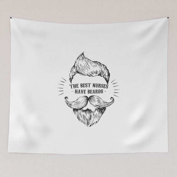 Item preview, The Best Nurses Have Beards designed and sold by Hicham Arbaoui.