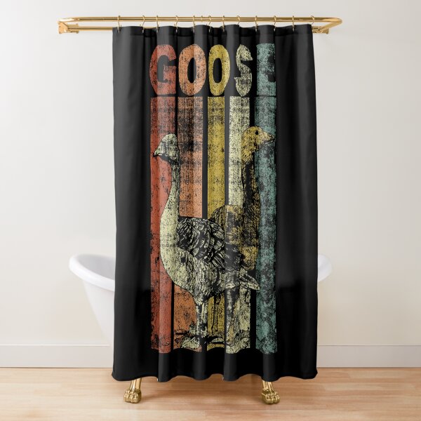 Duck Hunting Shower Curtain Dog Hunter Curtains Wild Animal Mallard Duck Bathroom Decor Hunting and Fishing Farmhouse Theme Bath Curtain Flying Duck