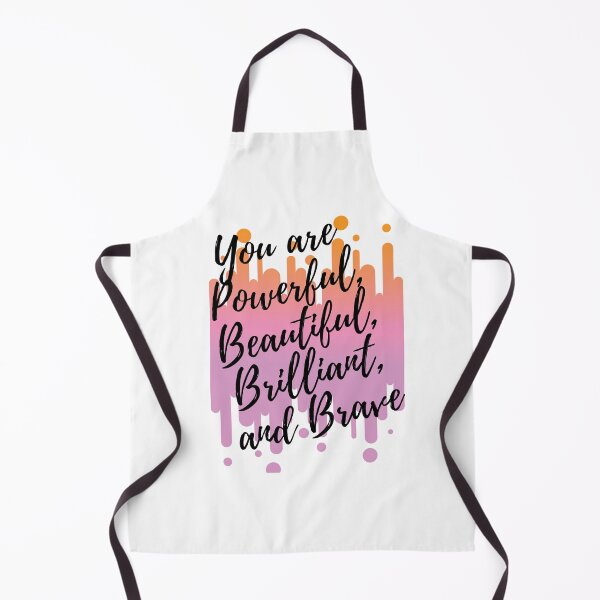 Item preview, You are powerful, beautiful, brilliant, and brave inspirational quote designed and sold by youngdstag.