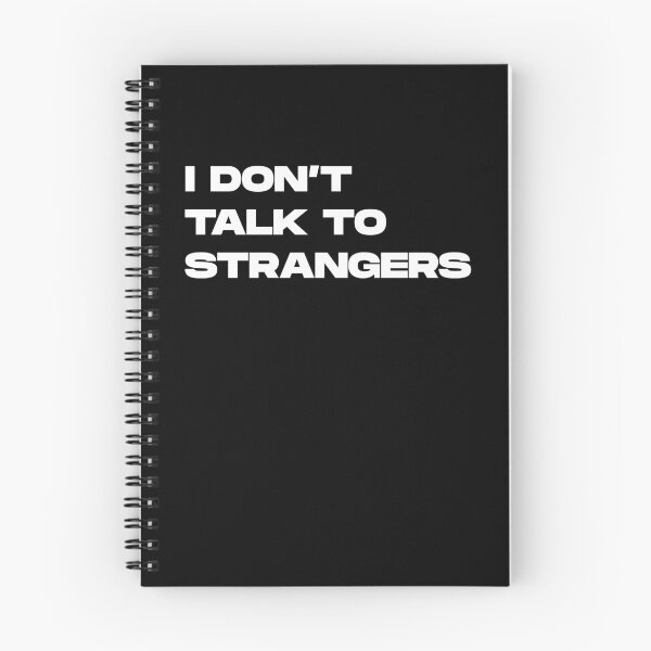 Item preview, I DON'T TALK TO STRANGERS funny gift for introverts designed and sold by gook78.