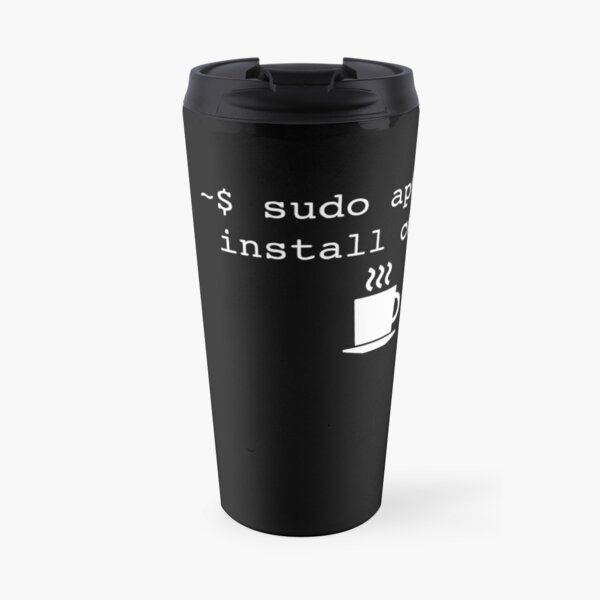 Command Line Coffee Install Travel Coffee Mug