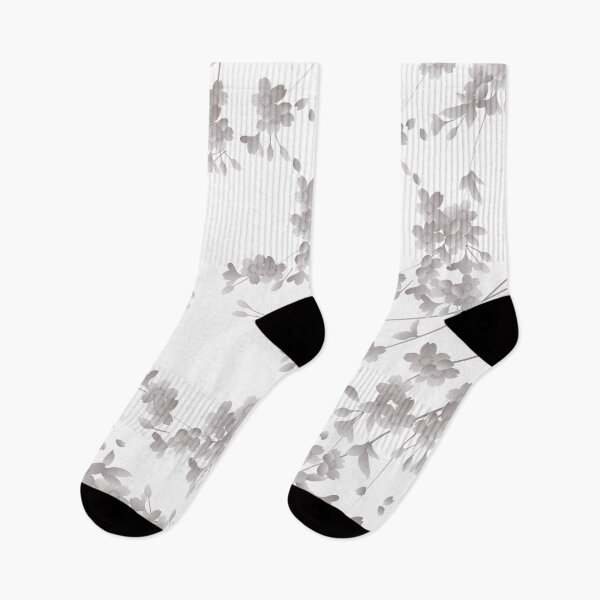 Item preview, Gray Sakura cherry blossoms designed and sold by Shir-designs.