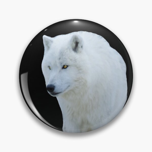 Item preview, Beautiful White Wolf (Black BG) designed and sold by FilipeFerreira.