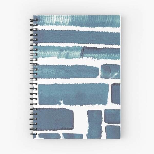 Item preview, Blue different brush strokes designed and sold by RavenDaria.