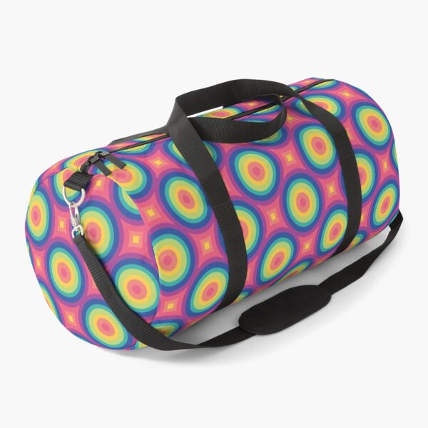 Item preview, Rainbow Vintage Circles - LGBT Pride Geometric Pattern designed and sold by Mario Patterns.