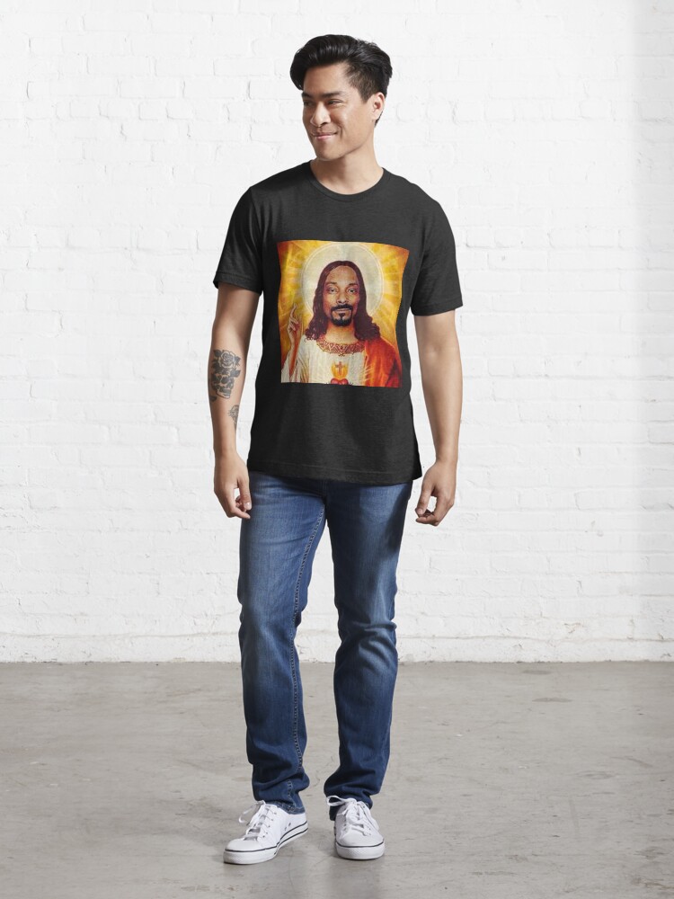 Alternate view of Snoop Dogg goes jesus Essential T-Shirt