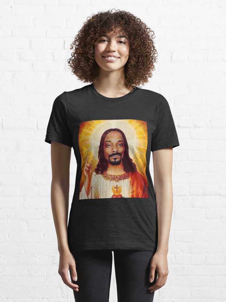 Alternate view of Snoop Dogg goes jesus Essential T-Shirt