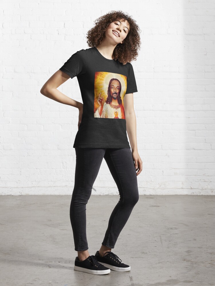 Alternate view of Snoop Dogg goes jesus Essential T-Shirt