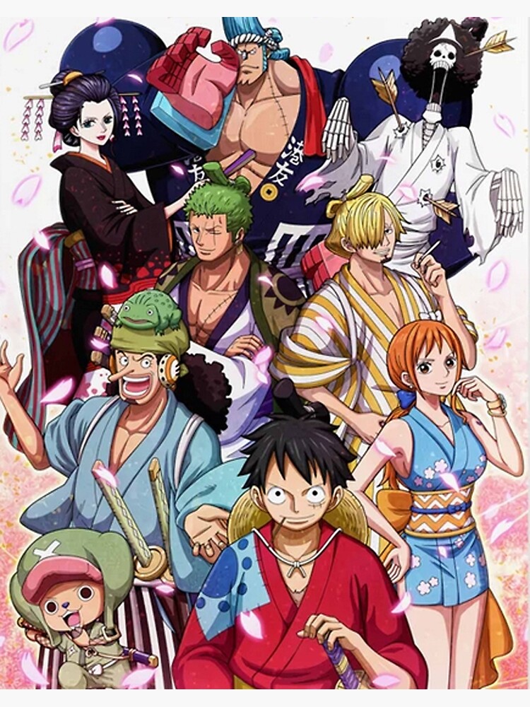 Anime One Piece The Straw Hat Pirates Facebook Cover Photo