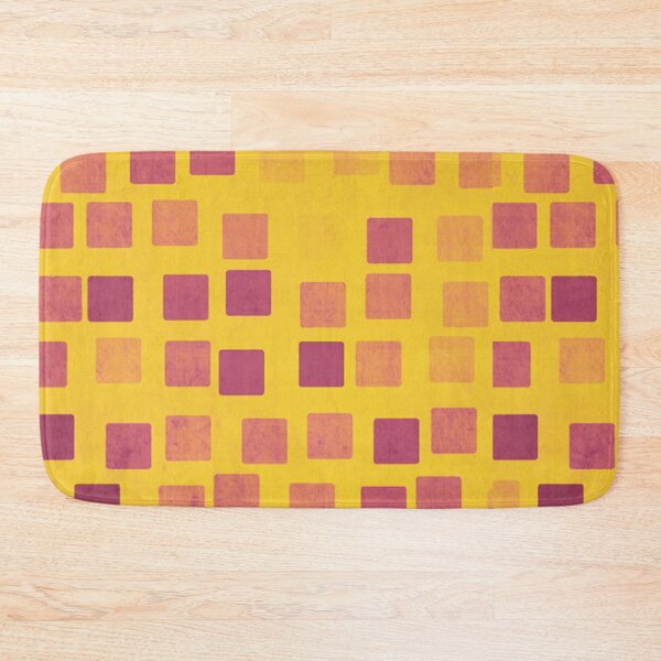 Item preview, Squares Yellow and Violet Pattern designed and sold by TasAlex.