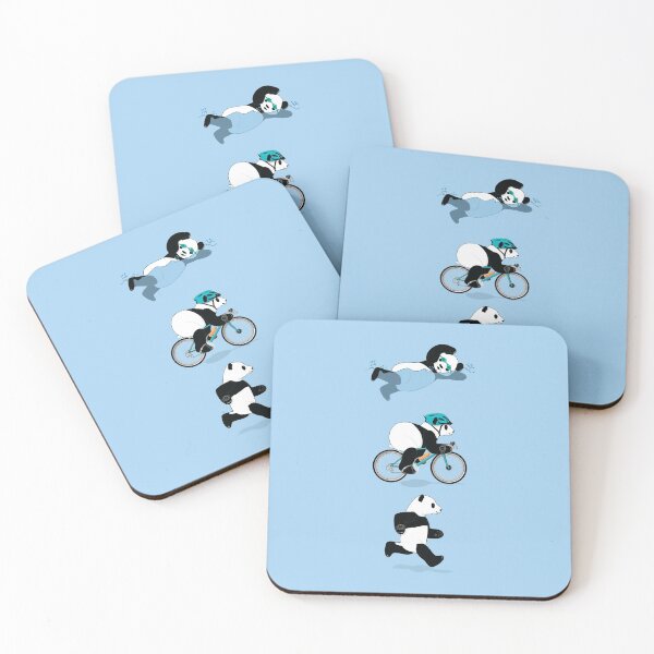 Item preview, Triathlon Panda - Blue designed and sold by grumpyteds.
