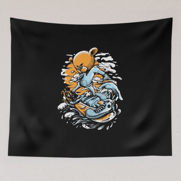 Item preview, teddy little bear face surfing !! designed and sold by Ssilky.