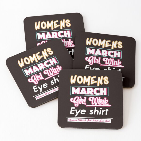 Item preview, Women March Girl Wink T-Shirt designed and sold by Thipakorn  Chinakhai.