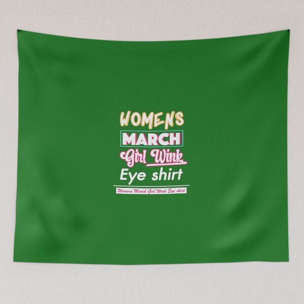 Item preview, Women March Girl Wink T-Shirt designed and sold by Thipakorn  Chinakhai.