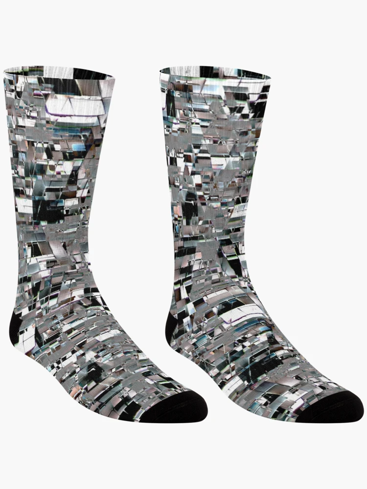 Thumbnail 3 of 5, Socks, Reflective mania designed and sold by RubyPrintDesign.