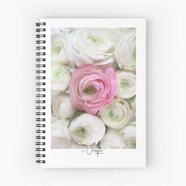 Item preview, Be unique (white and pink ranunculus) designed and sold by blursbyai.