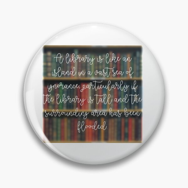 Item preview, ASOUE library quote designed and sold by thediabeticnerd.