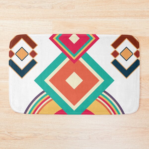 Item preview, Geometric Colourful Psychedelic Ripple Pattern designed and sold by Doucheka.