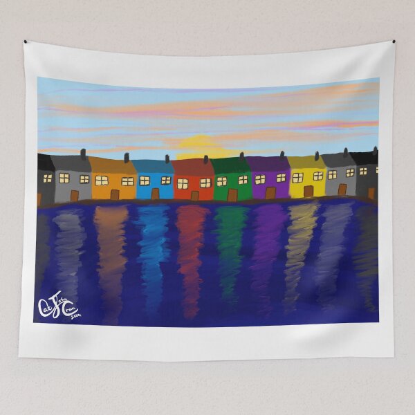 Item preview, Happy houses  designed and sold by CatJohnCranston.