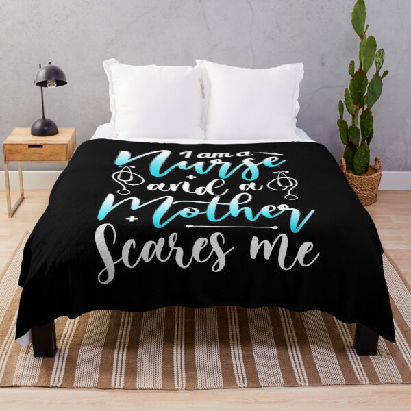 Item preview, I am a nurse and a mother nothing scares me designed and sold by TshirtStoreBD24.