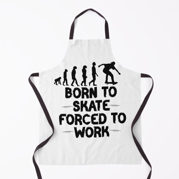Item preview, Born to Skate Forced to Work - funny gift for skaters designed and sold by hyggekrog.