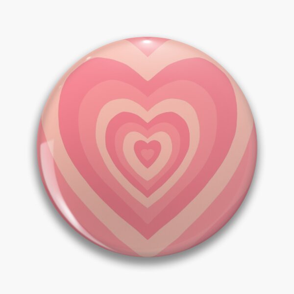 Item preview, Peach Retro Heart designed and sold by muffinstandd.