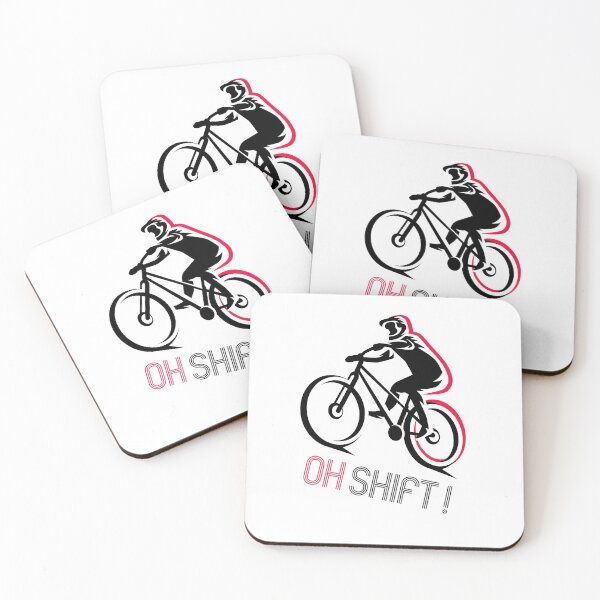 Item preview, OH SHIFT ! simple extreme biking design designed and sold by Shopyfine.