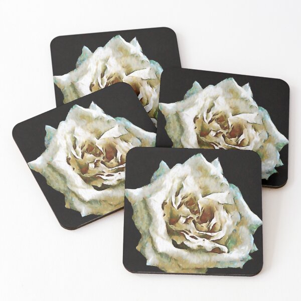 Item preview, Rose With Emphasis On Light Isolated On Black designed and sold by taiche.