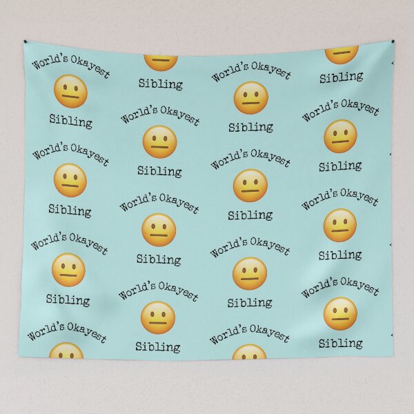 Item preview, World's Okayest Sibling designed and sold by Sugar-Magnolia.