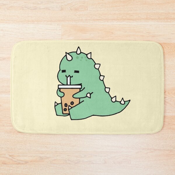 Item preview, Cute Dino drinking Bobba designed and sold by dudilyra.