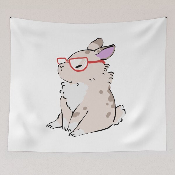 Item preview, Glasses Bunny designed and sold by Alice Cheng.