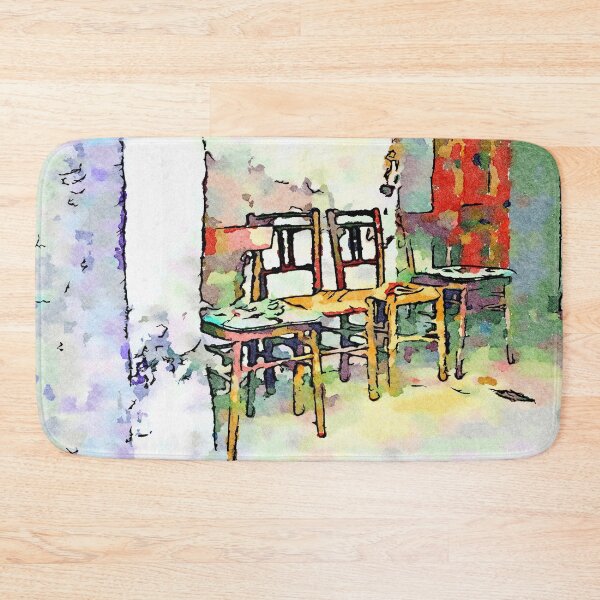 Item preview, Barbarano Romano: four chairs with door designed and sold by Giuseppe Cocco.