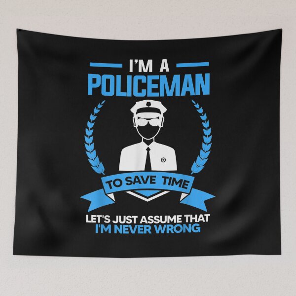 Item preview, Mens Policeman Police Officer Cop Inspector Gift  designed and sold by servantdep.