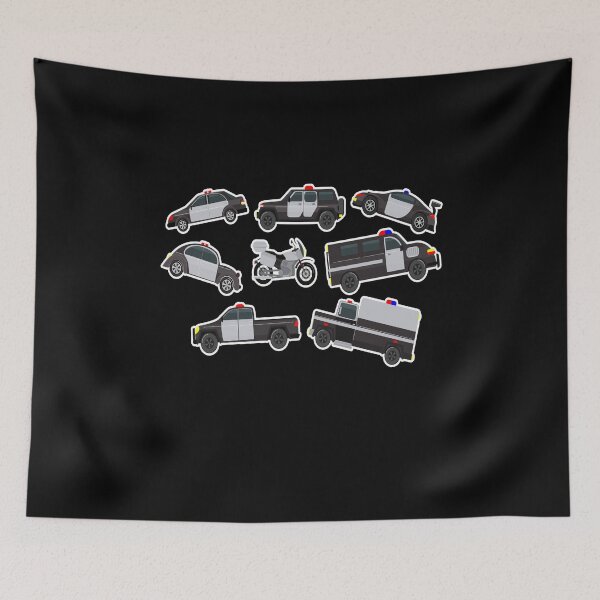 Item preview, Police Car Girls Car Boys Kids designed and sold by MooonTees.