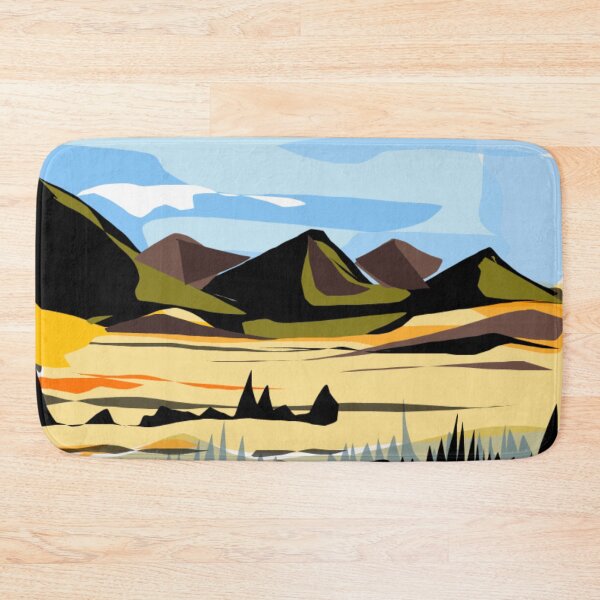 Item preview, mountainous landscape designed and sold by Jean Paul  CURTIS.
