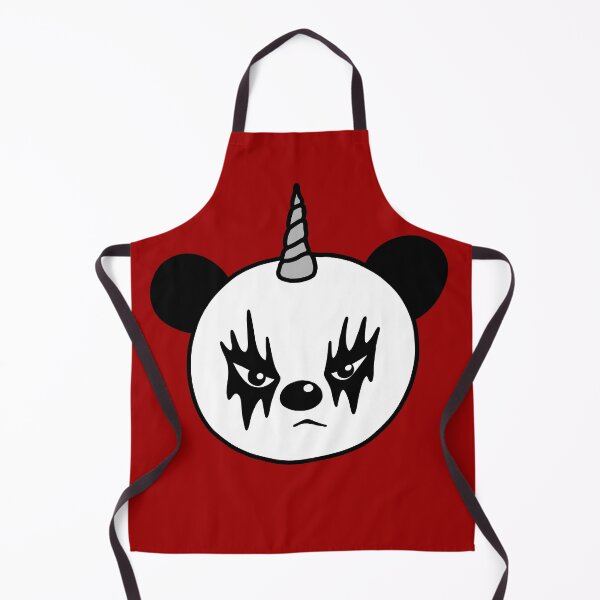 Item preview, cute sad Black Metal panda unicorn  designed and sold by drizzd.