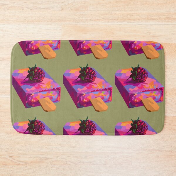 Item preview, Ice Cream Stick Wpap Pop Art Pattern grey background designed and sold by ahmadnusyirwan.
