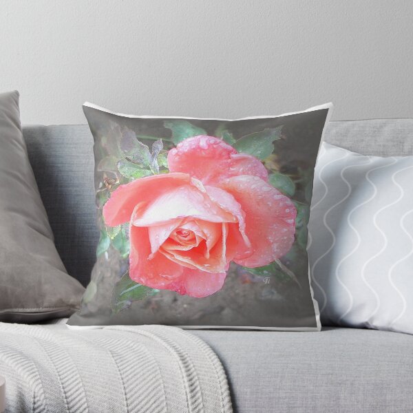 zarte Rose... Dekokissen