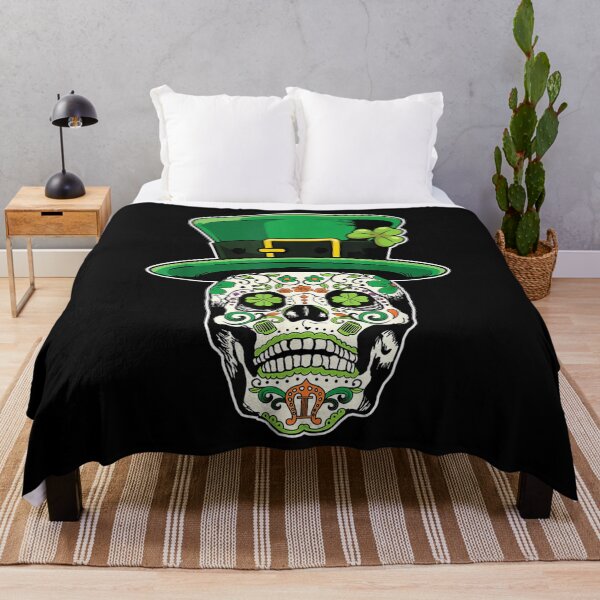 Item preview, Sugar Skull Saint Patricks Day of Dead designed and sold by Marry1102.