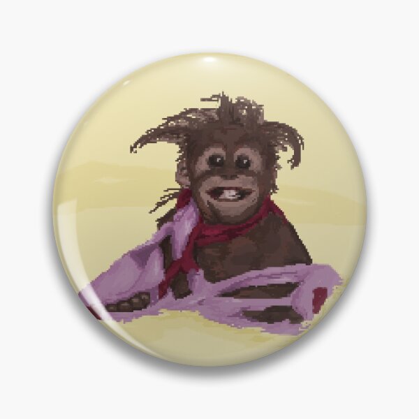 Item preview, Monkey Smile Pixelart designed and sold by Elina On Twitch.