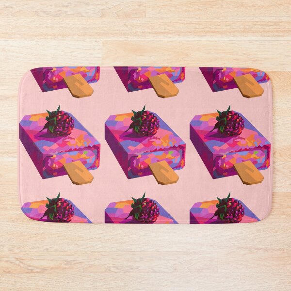 Item preview, Ice Cream Stick Wpap Pop Art Pattern pink background designed and sold by ahmadnusyirwan.