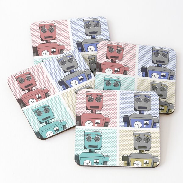 Item preview, Retro Robot Pop designed and sold by Dimension4-3.