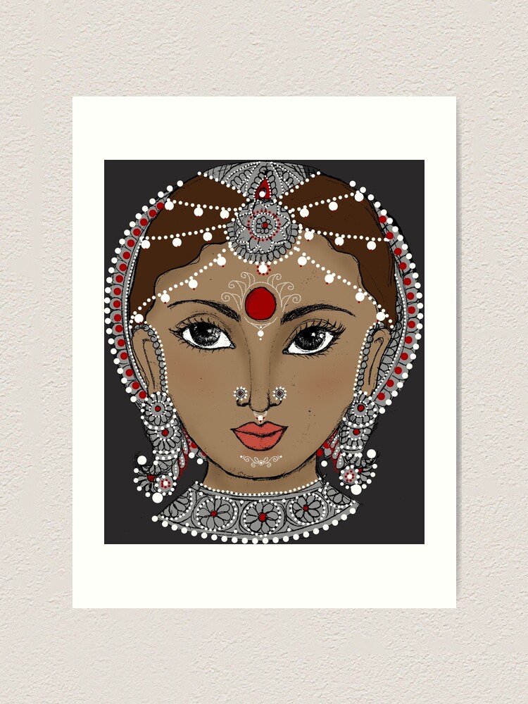 Pencil Sketch Of Indian Girl | DesiPainters.com