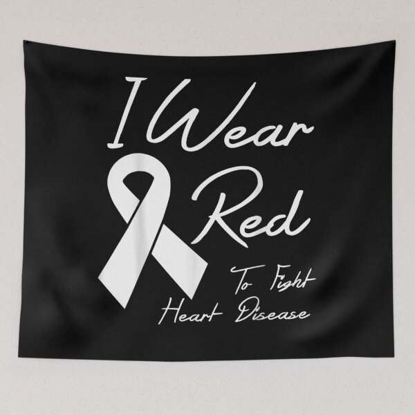 Item preview, I Wear Red To Fight Heart Disease  designed and sold by servantdep.