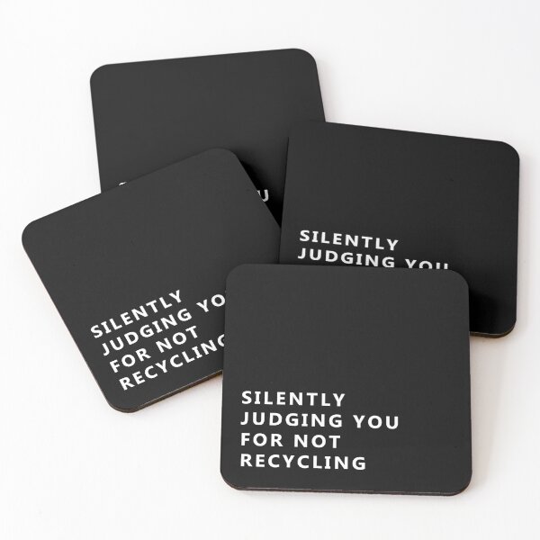Item preview, Silently judging you for not recycling designed and sold by KindToThePlanet.
