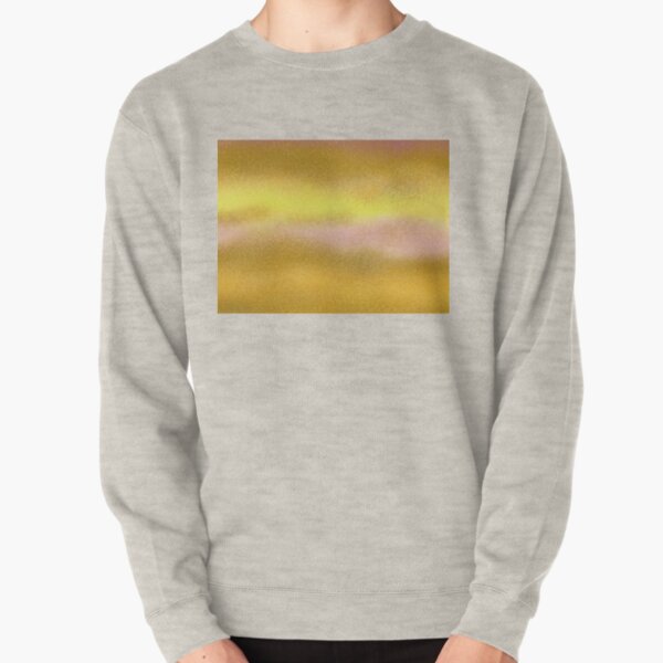 Sun Lake Abstract Art Gold Lilac Sand Pullover Sweatshirt