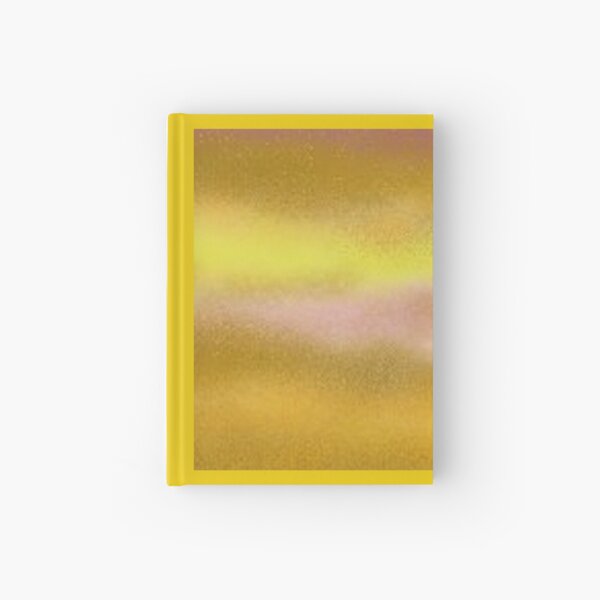 Sun Lake Abstract Art Gold Lilac Sand Hardcover Journal